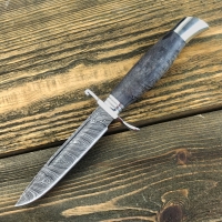 Финка НКВД из дамасской стали